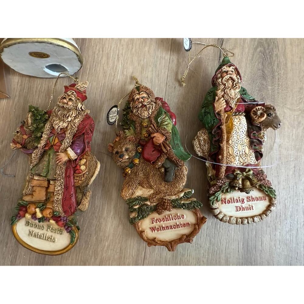 Santa ornaments